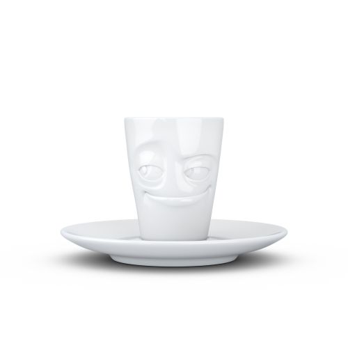 Espresso Mug with handle - impish white