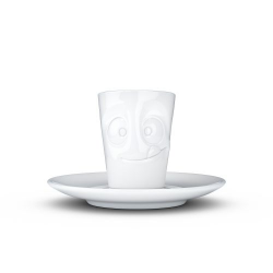 Espresso Mug with handle - tasty white